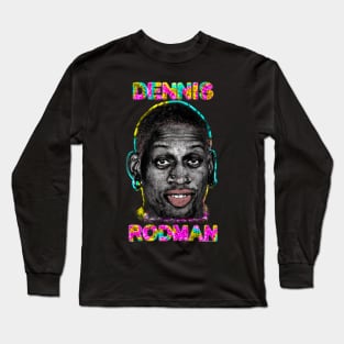 Dennis Rodman Bulls Long Sleeve T-Shirt